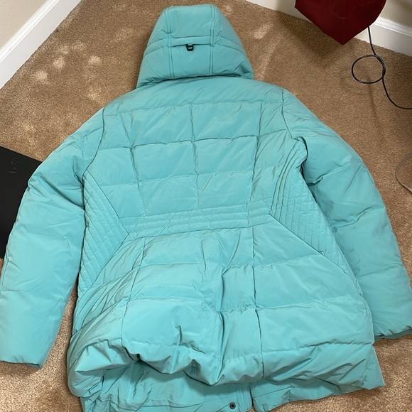 Lands' End Regular Comfort Stretch Mixed Quilted Down Coat woman’s XL NWT - Picture 15 of 15